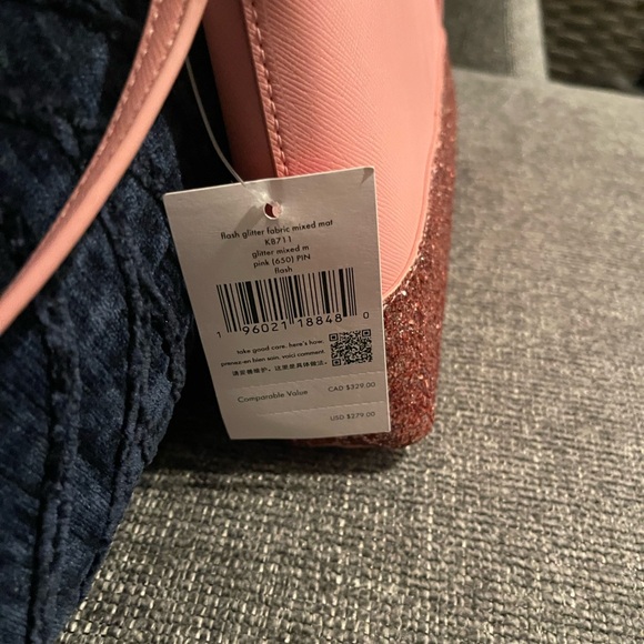 COPY - Kate Spade Pink and Glitter Crossbody Bag NWT - Picture 3 of 7